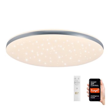 LED Himmennettävä kattovalo LED/48W/230V 2700-6500K Wi-Fi Tuya + kauko-ohjain