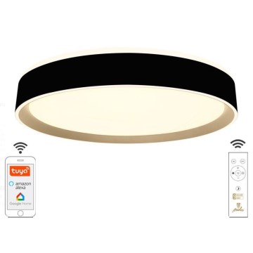 LED-himmennettävä kattovalo LED/48W/230V 2700-6500K Wi-Fi Tuya + RC