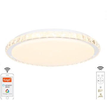 LED-himmennettävä kattovalo LED/48W/230V 2700-6500K Wi-Fi Tuya + RC