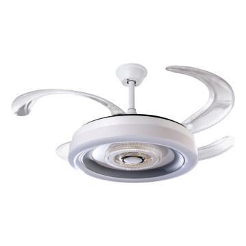 LED himmennettävä kattovalo LED/60W/230V 3000-6000K halkaisija 50 cm valkoinen + kauko-ohjaus
