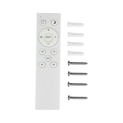 LED Himmennettävä kattovalo LED/60W/230V 3000K/4000K/6500K + kaukosäädin