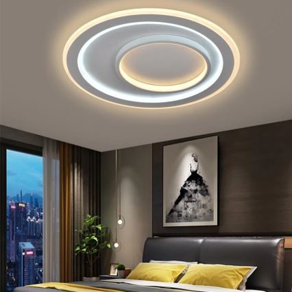 LED Himmennettävä kattovalaisin LED/85W/230V 3000-6500K + kaukosäädin