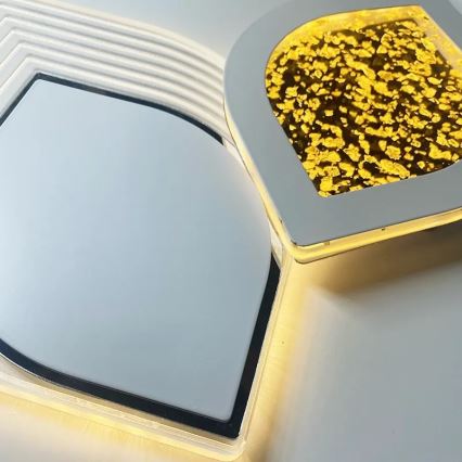 LED Himmennettävä kattovalaisin LED/95W/230V 3000-6500K + kaukosäädin