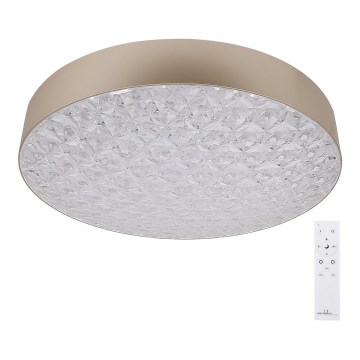 LED Himmennettävä kattovalo LUXON LED/60W/230V 2800-6500K beige + kaukosäädin