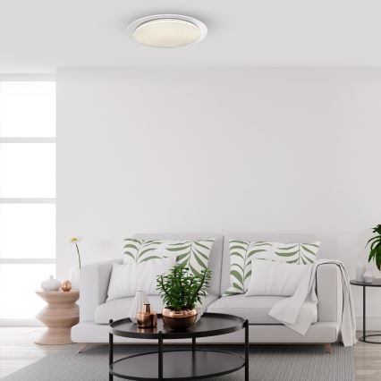 LED Himmennettävä kattovalo ONTARIO LED/48W/230V 3000-6000K + kaukosäädin