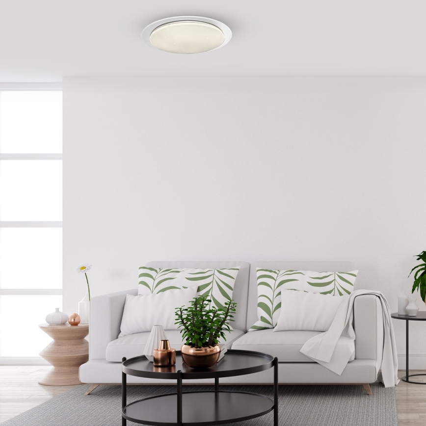 LED Himmennettävä kattovalo ONTARIO LED/48W/230V 3000-6000K + kaukosäädin