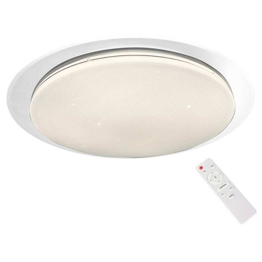 LED Himmennettävä kattovalo ONTARIO LED/80W/230V 3000-6000K + kaukosäädin