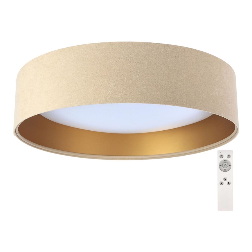LED Himmennettävä kattovalo SMART GALAXY LED/24W/230V beige/kulta + kaukosäädin