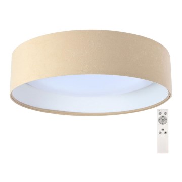 LED Himmennettävä kattovalo SMART GALAXY LED/24W/230V beige/valkoinen 3000-6500K  +kaukosäädin