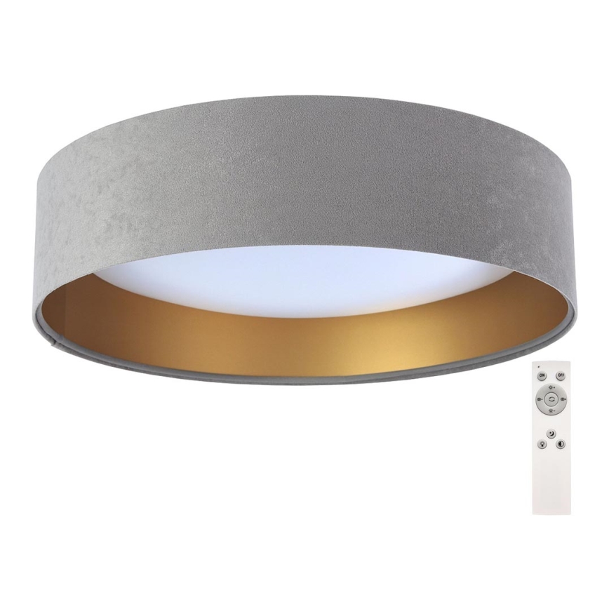 LED Himmennettävä kattovalo SMART GALAXY LED/24W/230V harmaa/kulta + kaukosäädin