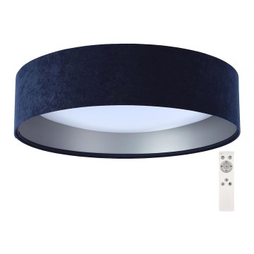 LED Himmennettävä kattovalo SMART GALAXY LED/24W/230V sininen/hopea 3000-6500K  + kaukosäädin
