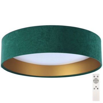 LED-himmennettävä kattovalo SMART GALAXY LED/24W/230V vihreä/kulta 3000-6500K + kaukosäädin
