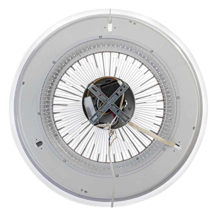 LED Himmennettävä kattovalo tuulettimella  ZONDA LED/48W/230V 3000-6000K musta + kaukosäädin