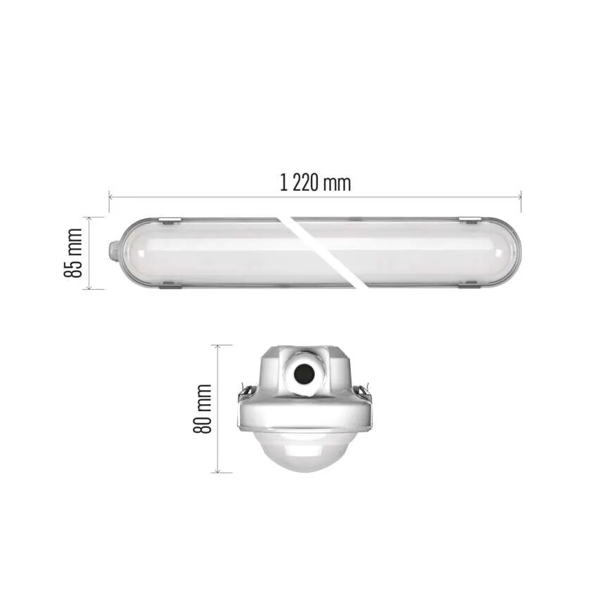 LED Himmennettävä kestävä kevyt MISTY LED/21/26/31/35W/230V 4000K IP66