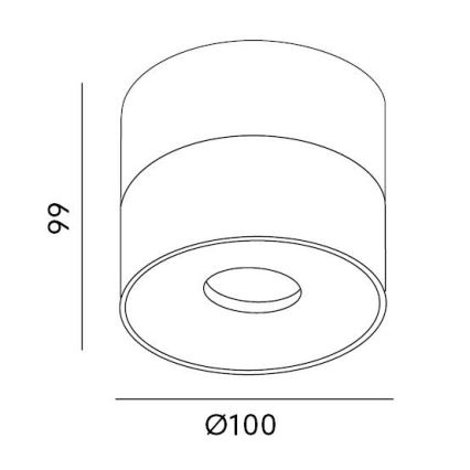 LED Himmennettävä kohdevalo LAHTI LED/13,5W/230V 3000K CRI 90 musta