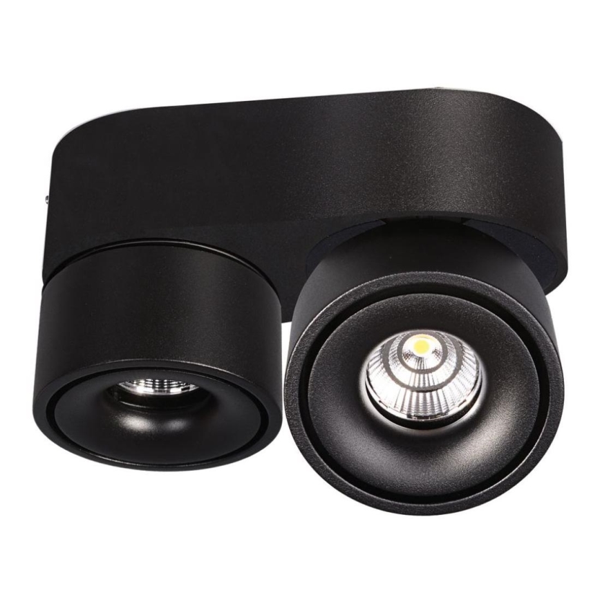 LED Himmennettävä kohdevalo LAHTI MINI 2xLED/9W/230V 3000K CRI 90 black