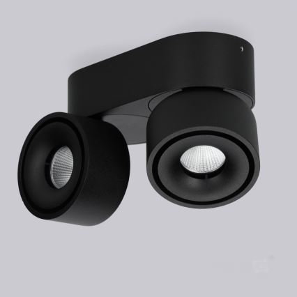 LED Himmennettävä kohdevalo LAHTI MINI 2xLED/9W/230V 3000K CRI 90 black