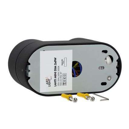 LED Himmennettävä kohdevalo LAHTI MINI 2xLED/9W/230V 3000K CRI 90 black
