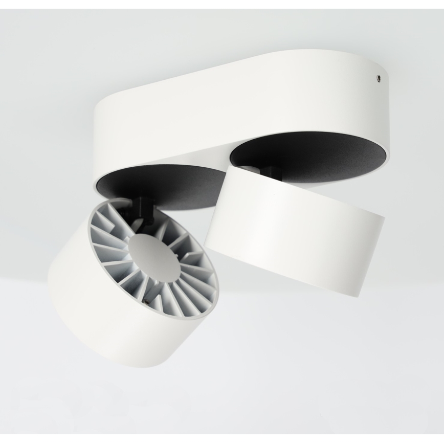 LED Himmennettävä kohdevalo LAHTI MINI 2xLED/9W/230V 3000K CRI 90 valkoinen