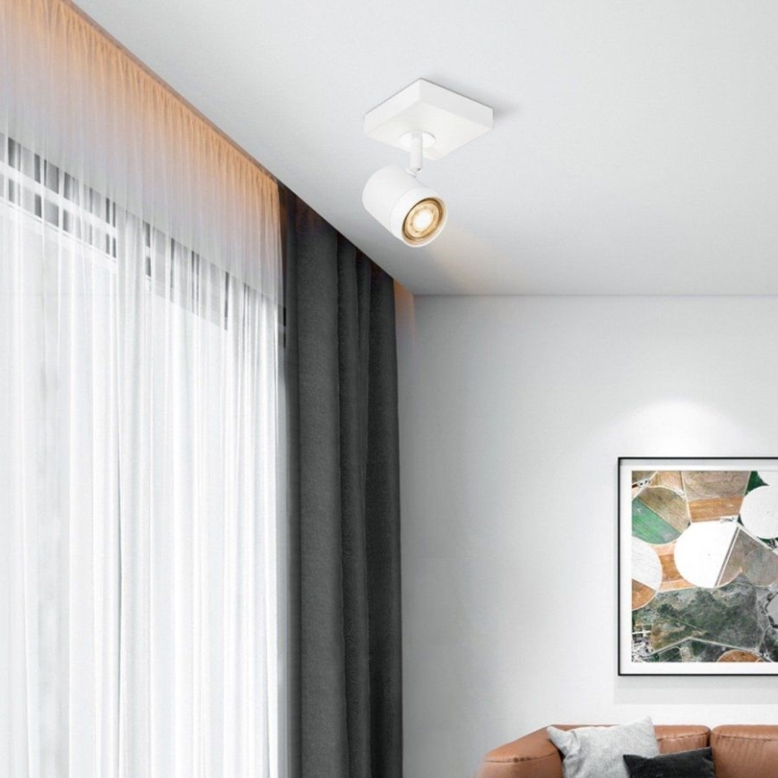 LED Himmennettävä kohdevalo MANU 1xGU10/5,8W/230V valkoinen