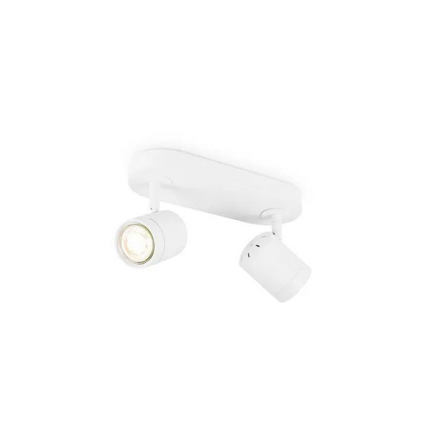 LED Himmennettävä kohdevalo MANU 2xGU10/5,8W/230V valkoinen