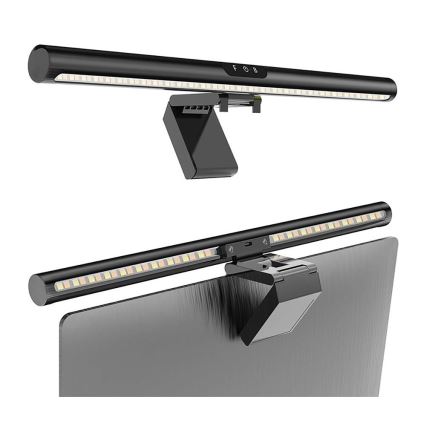 LED Himmennettävä kosketus monitori valaistus LED/5W/5V 3000/4000/5000/6000K 42 cm musta
