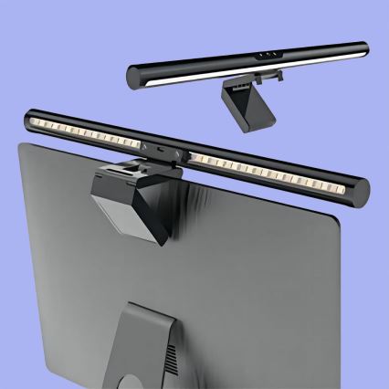 LED Himmennettävä kosketus monitori valaistus LED/5W/5V 3000/4000/5000/6000K 42 cm musta