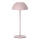 LED Himmennettävä kosketus ulko pöytävalaisin TANZANIA LED/1,8W/5V USB 1800 mAh IP44 vaaleanpunainen