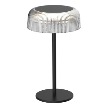 LED Himmennettävä kosketus ulko pöytävalaisin TRYPOLIS LED/2W/5V USB 1800 mAh IP44 musta