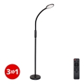 LED Himmennettävä kosketuslamppu 3in1 LED/12W/230V musta CRI 90 + kauko-ohjaus