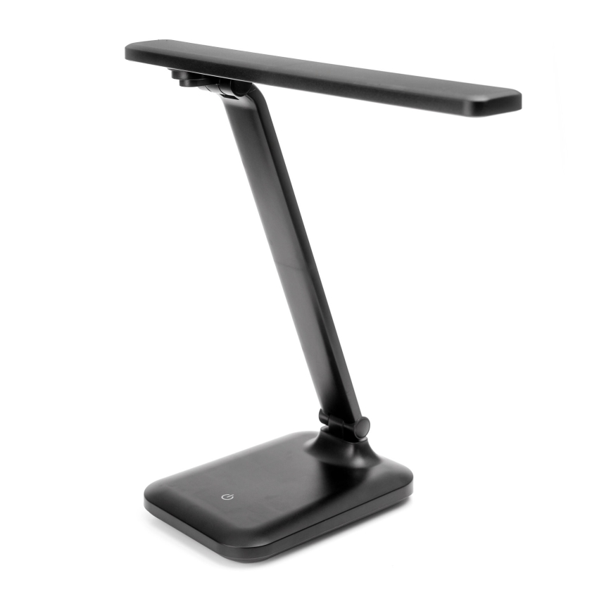 LED Himmennettävä kosketuspöytävalaisin langattomalla latauksella ja USB-portti REMUS LED/5W/230V musta