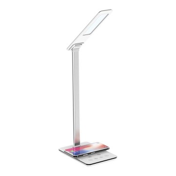 LED Himmennettävä kosketuslamppu langattomalla latauksella JOY LED/6W/230V+USB valkoinen