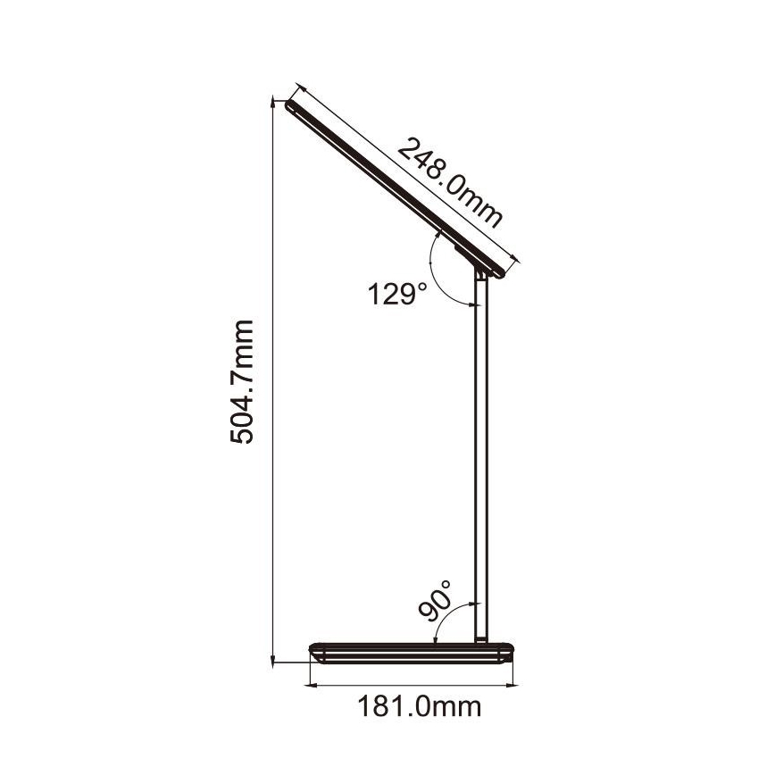 LED Himmennettävä kosketuslamppu langattomalla latauksella JOY LED/6W/230V+USB valkoinen