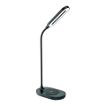 LED Himmennettävä kosketuslamppu langattomalla latauksella OCTAVIA LED/7W/230V musta