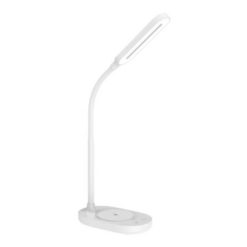 LED Himmennettävä kosketuslamppu langattomalla latauksella OCTAVIA LED/7W/230V valkoinen