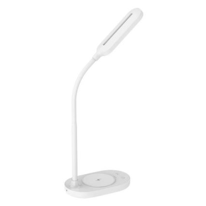 LED Himmennettävä kosketuslamppu langattomalla latauksella OCTAVIA LED/7W/230V valkoinen