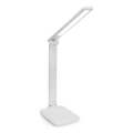 LED himmennettävä kosketuspöytälamppu USB-portilla REMUS LED/5W/230V valkoinen