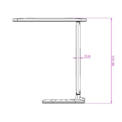 LED Himmennettävä kosketuspöytävalaisin NAOMI LED/5W/230V 3000-6500K