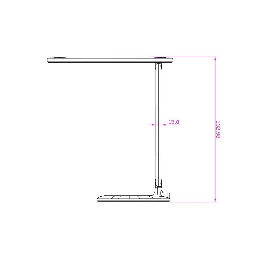 LED Himmennettävä kosketuspöytävalaisin NAOMI LED/5W/230V 3000-6500K