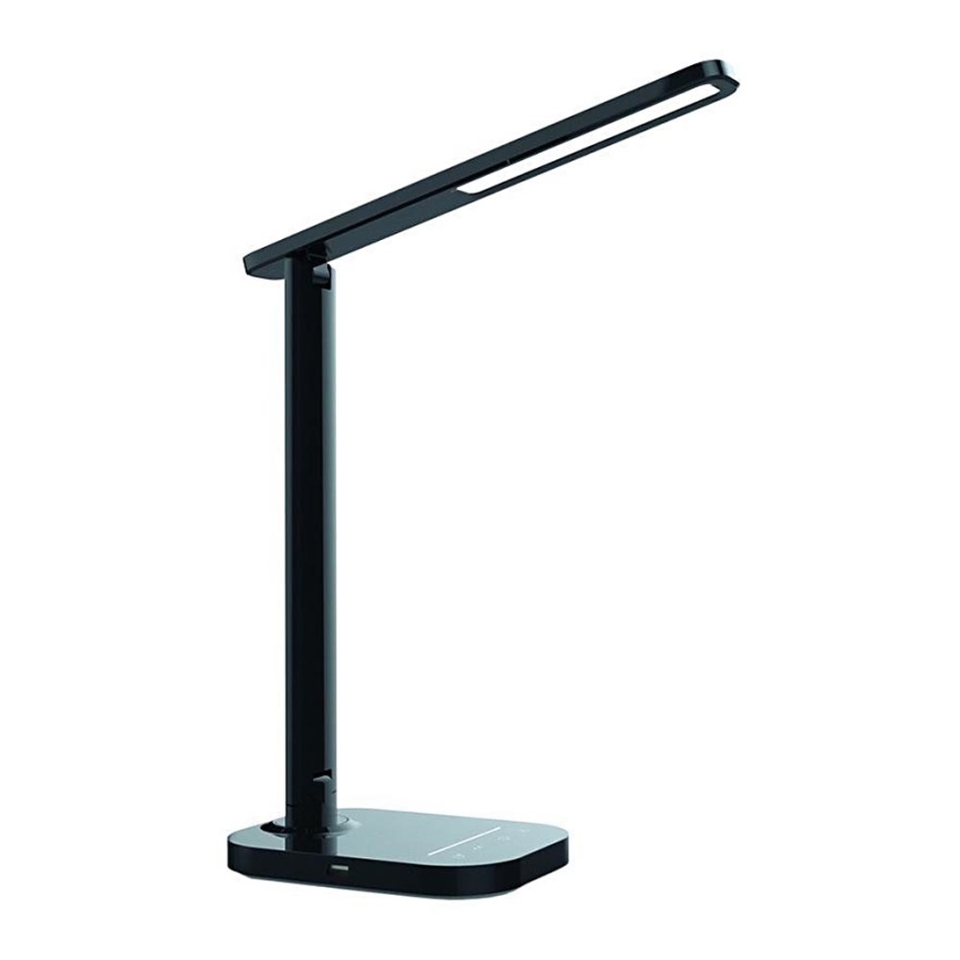 LED Himmennettävä kosketuspöytävalaisin USB-liitännällä KIARA LED/7W/230V musta