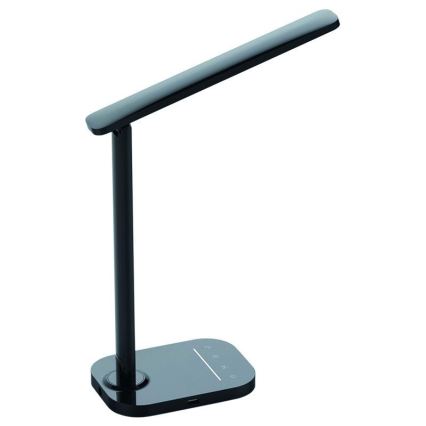 LED Himmennettävä kosketuspöytävalaisin USB-liitännällä KIARA LED/7W/230V musta