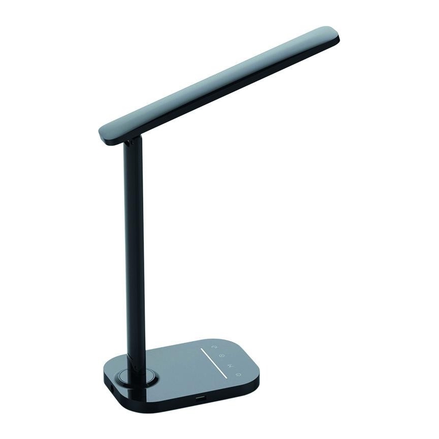 LED Himmennettävä kosketuspöytävalaisin USB-liitännällä KIARA LED/7W/230V musta