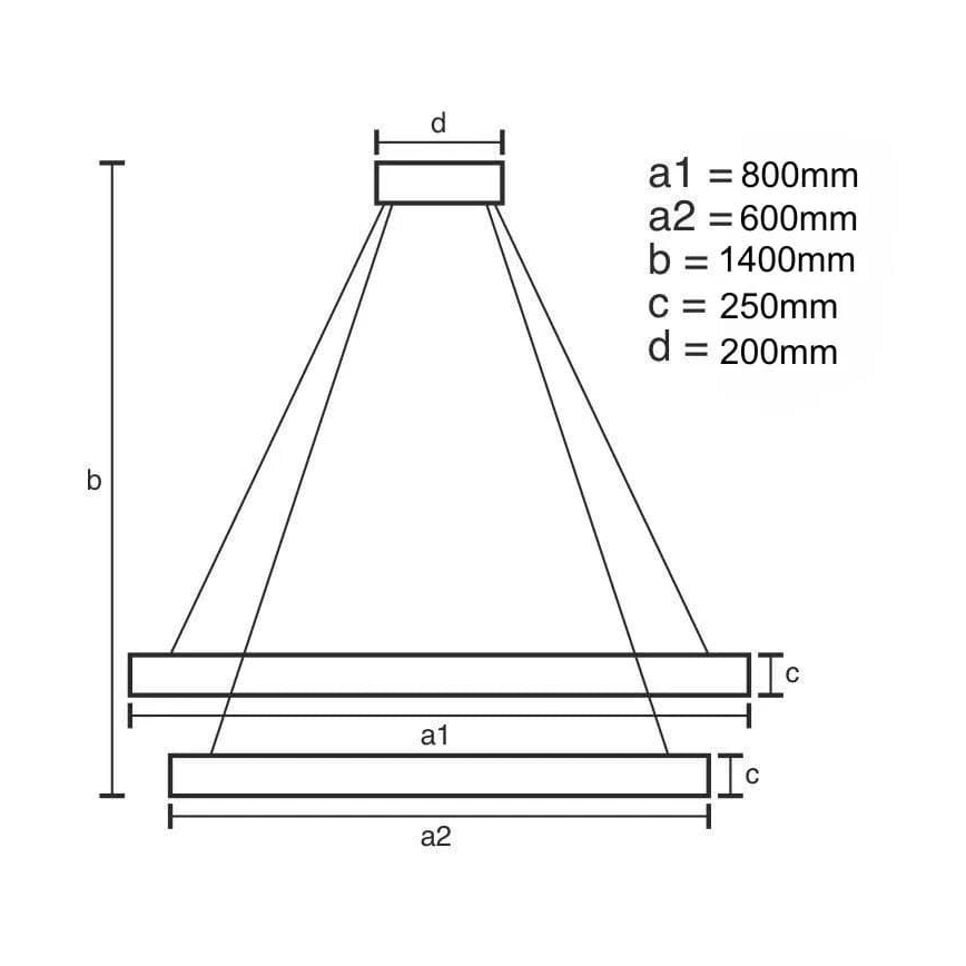 LED Himmennettävä kristalli kattokruunu johdossa LED/190W/230V 3000-6500K + kauko-ohjaus