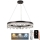 LED Himmennettävä kristalli kattokruunu johdossa LED/40W/230V 3000-6500K + kauko-ohjaus