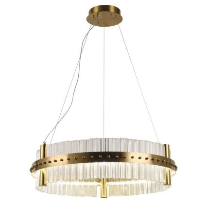 LED Himmennettävä kristalli kattokruunu johdossa LED/40W/230V 3000-6500K + kauko-ohjaus