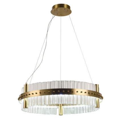 LED Himmennettävä kristalli kattokruunu johdossa LED/40W/230V 3000-6500K + kauko-ohjaus