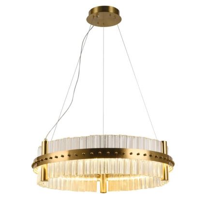 LED Himmennettävä kristalli kattokruunu johdossa LED/40W/230V 3000-6500K + kauko-ohjaus