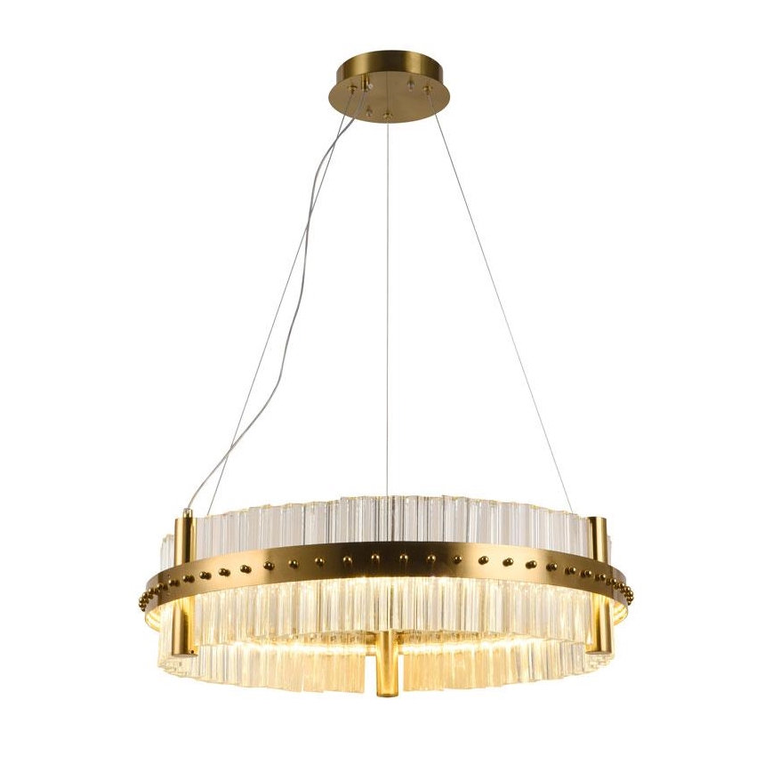 LED Himmennettävä kristalli kattokruunu johdossa LED/40W/230V 3000-6500K + kauko-ohjaus