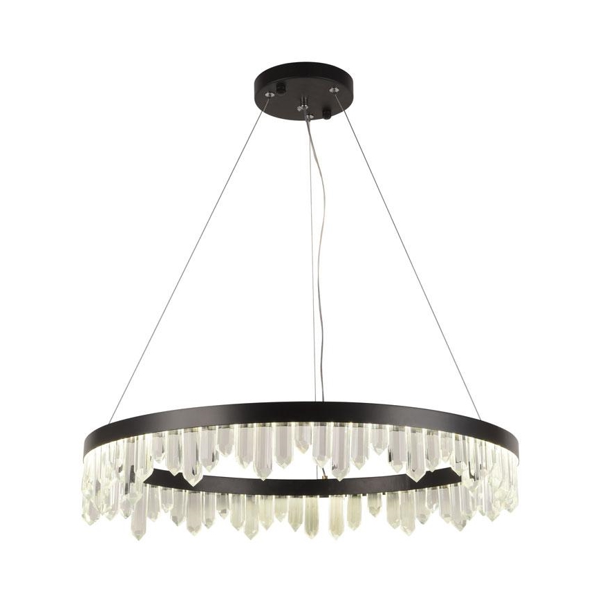LED Himmennettävä kristalli kattokruunu johdossa LED/40W/230V 3000-6500K + kauko-ohjaus
