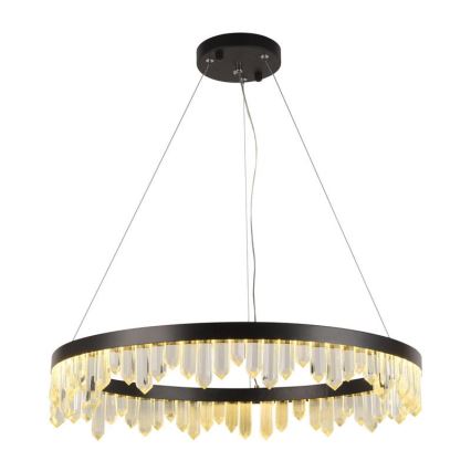 LED Himmennettävä kristalli kattokruunu johdossa LED/40W/230V 3000-6500K + kauko-ohjaus